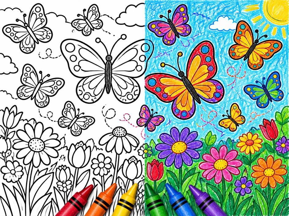 Cover of Colour the Butterflies