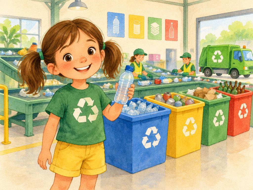 Wanda at Recycling Center