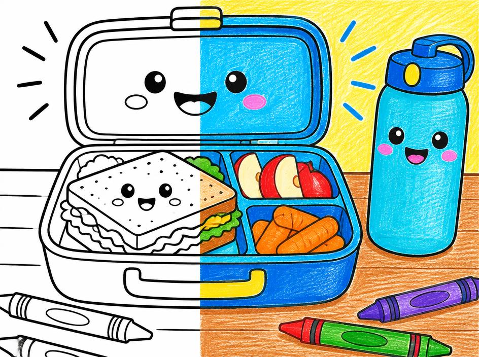 Cover of Colour the Lunchbox