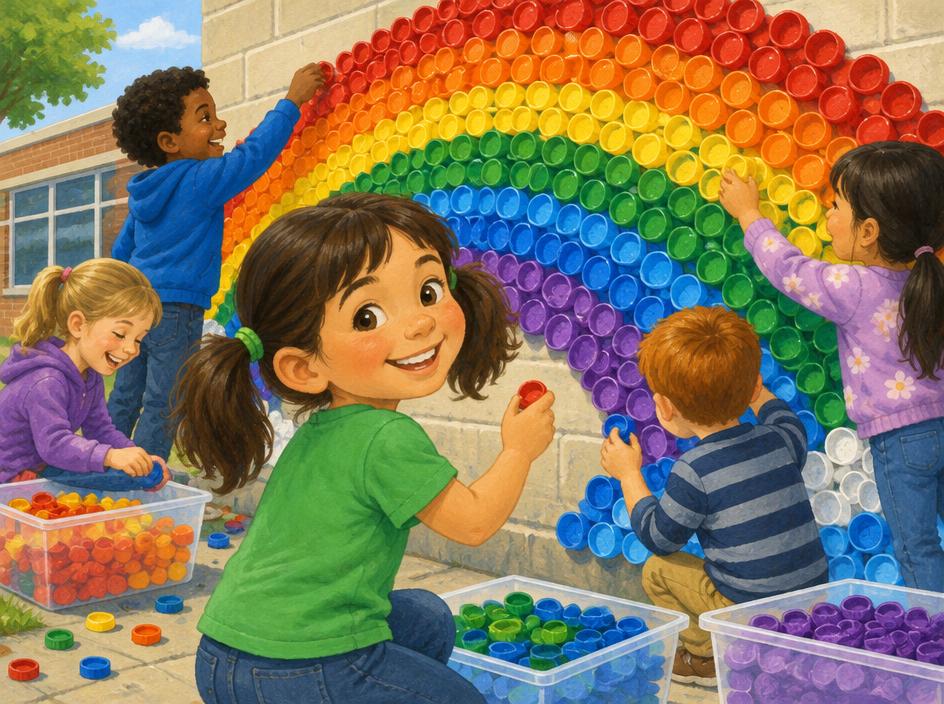 Cover of The Bottle Cap Rainbow